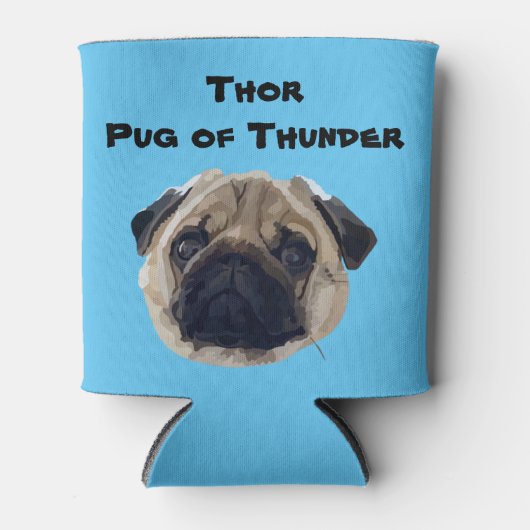 Thor Pug of Thunder Blikjeskoeler (Voorkant)