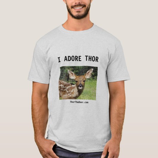 Thor The Deer Men's T-Shirt (Devant)