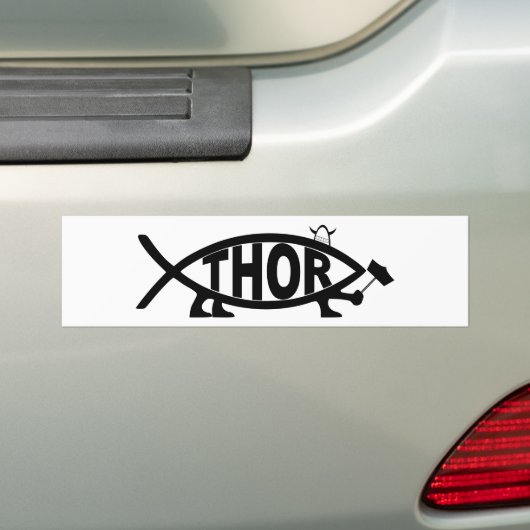 THOR vis Bumpersticker (Op auto)