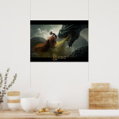 Thor Vs Jormungand Poster (Keuken)