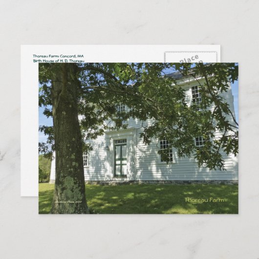 Thoreau Boerderij Briefkaart (Voorkant / Achterkant)