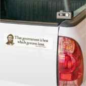 Thoreau Government Bumpersticker (Op Truck)