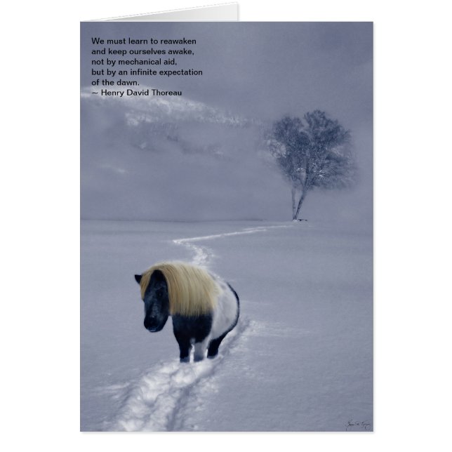 Thoreau-kaart "Reawakening" (Voorkant)