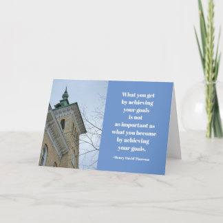 Thoreau Quote Building Afstuderen Kaart
