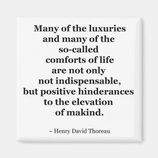 Thoreau Quote Magneet
