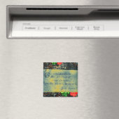 Thoreau Quote Magnet Magneet (Insitu (Vaatwasser))