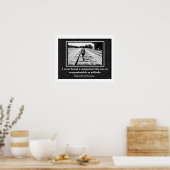 Thoreau Solitude quote - poster (Keuken)