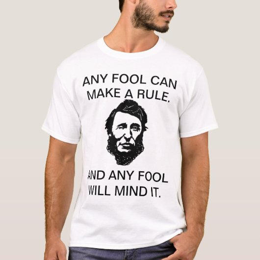 THOREAU T-SHIRT (Voorkant)