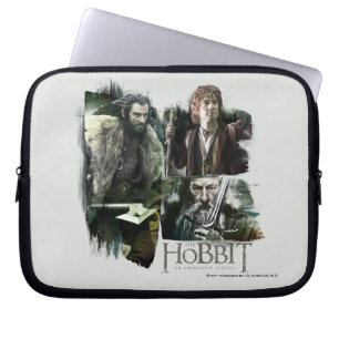 Thorin, Logo Bilbo, en Gandalf Laptop Sleeve