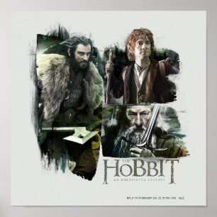 THORIN OAKENSHIELD™, BILBO BAGGINS™ & Gandalf  Poster