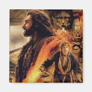 THORIN OAKENSHIELD™ en BILBO BAGGINS™ in Erebor Magneet