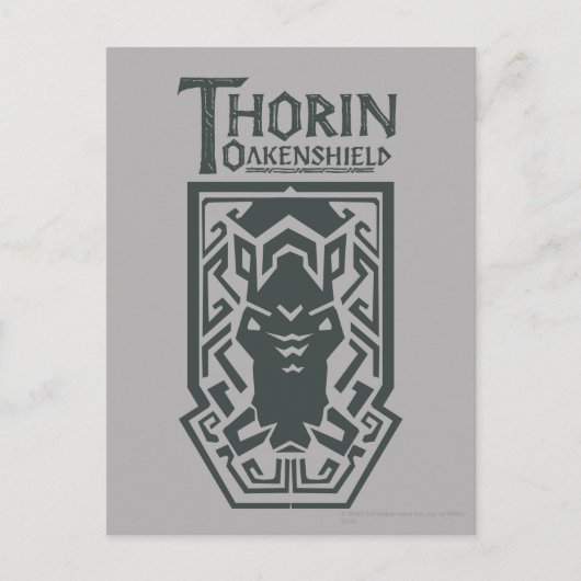THORIN OAKENSHIELD™ Shield Symbol Briefkaart (Voorkant)