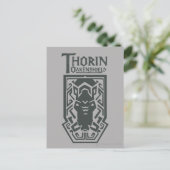 THORIN OAKENSHIELD™ Shield Symbol Briefkaart (Staand voorkant)