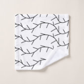 Thorn Black et White Thorn (Gant de toilette)