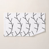 Thorn Black et White Thorn (Serviette à main)