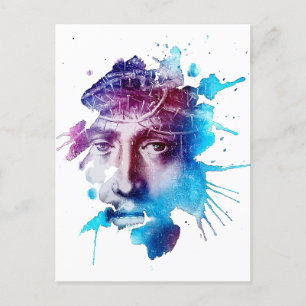 Thorn Crown Jesus Christus Passion Abstracte kunst Briefkaart
