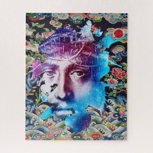 Thorn Crown Jesus Christus Passion Abstracte kunst Legpuzzel (Verticaal)