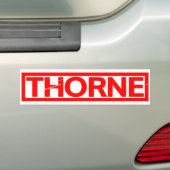 Thorne Stamp Bumpersticker (Op auto)