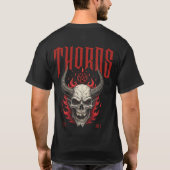 Thorns Demon Skull T-shirt (Achterkant)