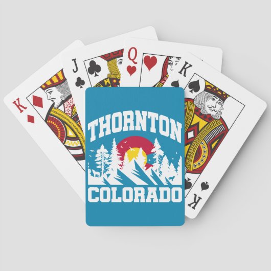 Thornton, Colorado Pokerkaarten (Achterkant)