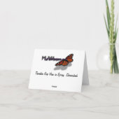 Thornton Gap Uitzicht in het voorjaar Kaart (Achterkant)