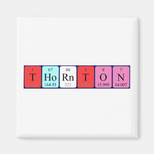Thornton periodiek table name magnet magneet