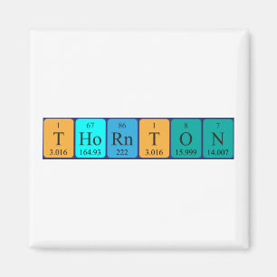 Thornton periodiek table name magnet magneet
