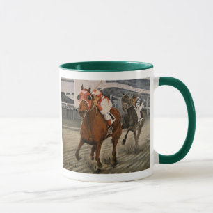 Thoroughbred Equine Wins Horse Race Mok
