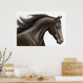 Thoroughbred Horse Poster (Keuken)