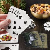 Thoroughbred Horse Standing by Fence Speelkaarten (Insitu)