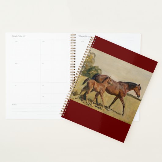 Thoroughbred Mare and Foal Munnings Planner (Display)