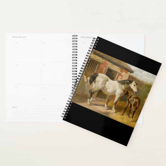 Thoroughbred Mare and Foal Planner (Display)