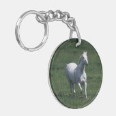 Thoroughbred Mare Sleutelhanger (Voorkant Links)