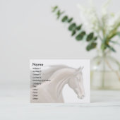 Thoroughbred Profile Card Visitekaartje (Staand voorkant)