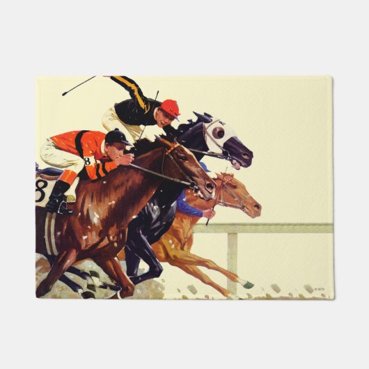 Thoroughbred Race Deurmat (Voorkant)