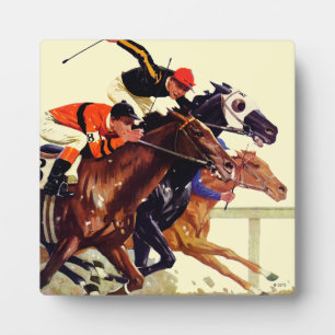 Thoroughbred Race Fotoplaat
