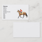 Thoroughbred Race Horse Visitekaartje (Voorkant / Achterkant)