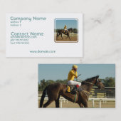 Thoroughbred Race Horse Visitekaartje (Voorkant / Achterkant)