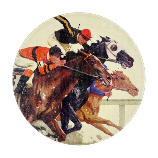Thoroughbred Race Snijplank (Voorkant)