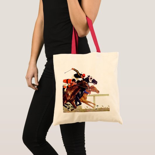 Thoroughbred Race Tote Bag (Voorkant (product))