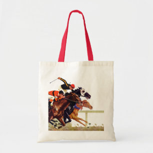 Thoroughbred Race Tote Bag