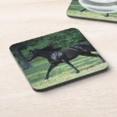 Thoroughbred Running Bier Onderzetter (Linkerzijde)