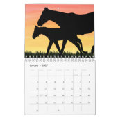 Thoroughbred Silhouettes 2023 Calendrier (Jan 2027)