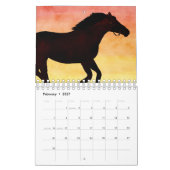 Thoroughbred Silhouettes 2023 Calendrier (Feb 2027)