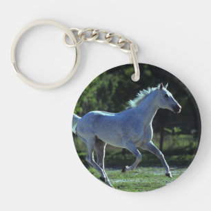 Thoroughbred Stallion Running Sleutelhanger