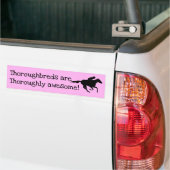 Thoroughbreds zijn Geweldige! Bumpersticker (Op Truck)