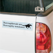 Thoroughbreds zijn Geweldige! Bumpersticker (Op Truck)
