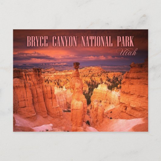 Thor's Hammer, Bryce Canyon National Park, UT Briefkaart (Voorkant)