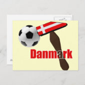 Thors Hammer Danmark Dynamite Fodbold 2014 Briefkaart (Voorkant / Achterkant)