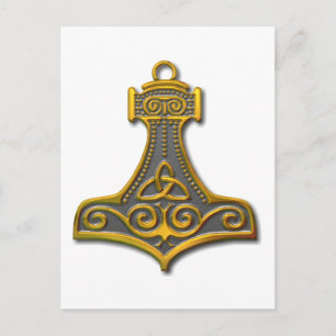 Thor's Hammer-gold Briefkaart